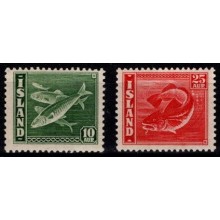 Fiske serie. 1940. Island. Postfrisk.